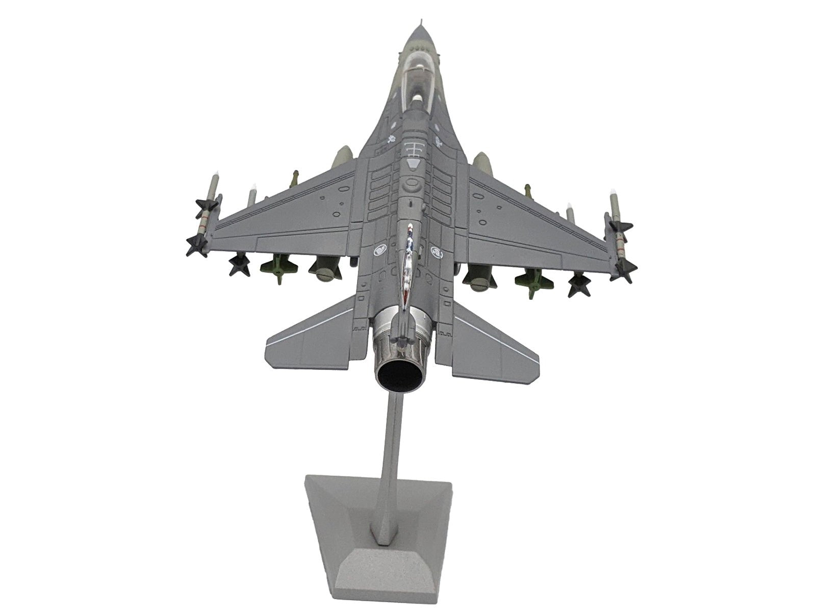 General Dynamics F - 16D Fighting Falcon Fighter Aircraft "425th Fighter Squadron Best of Both Worlds Peace Carvin II 25th Anniversary Livery 56th Fighter Wing Luke AFB" (2018) United States Air Force 1/72 Diecast Model Airplane - Asmota