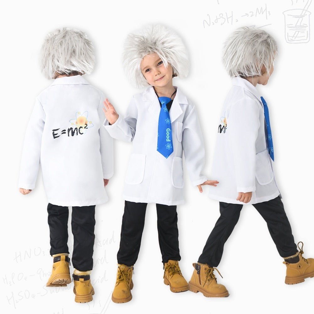 Halloween Cos Clothing White Coat Children's Costume - Asmota