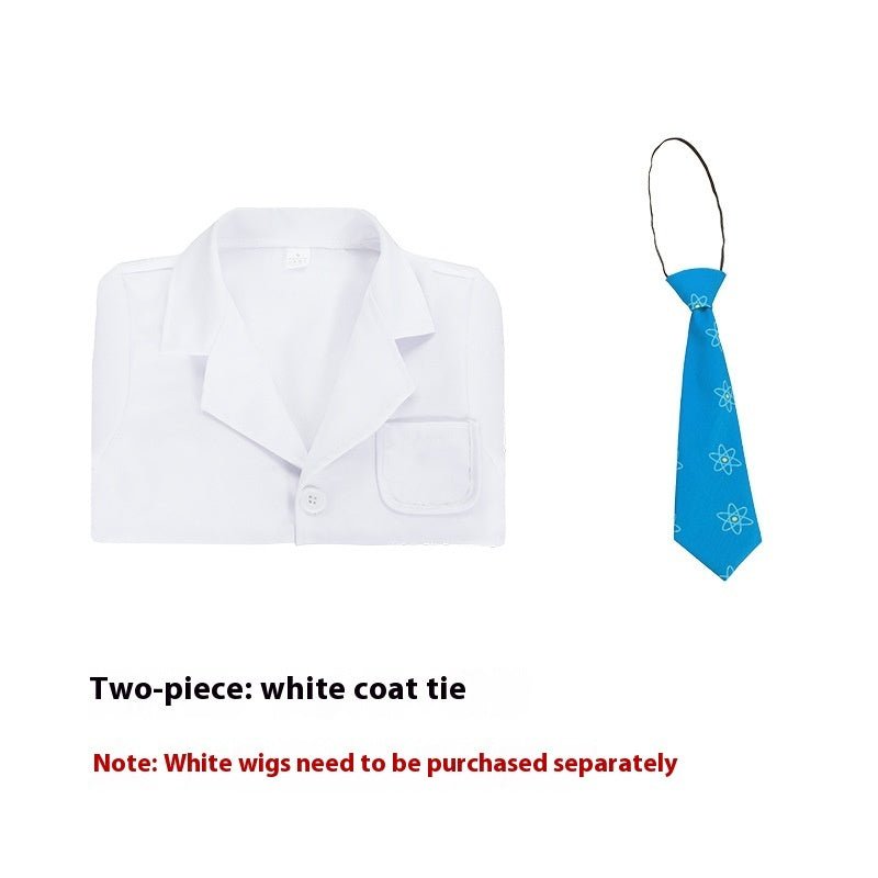 Halloween Cos Clothing White Coat Children's Costume - Asmota