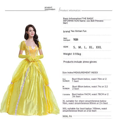 Halloween Costume Princess Dress Party Stage Wear - Asmota