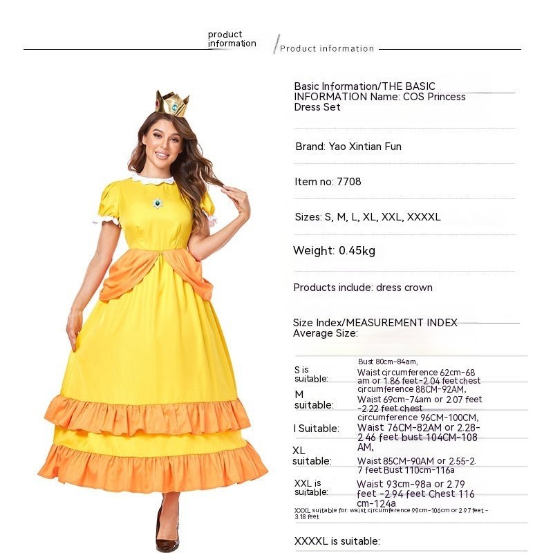 Halloween Costume Princess Dress Party Stage Wear - Asmota