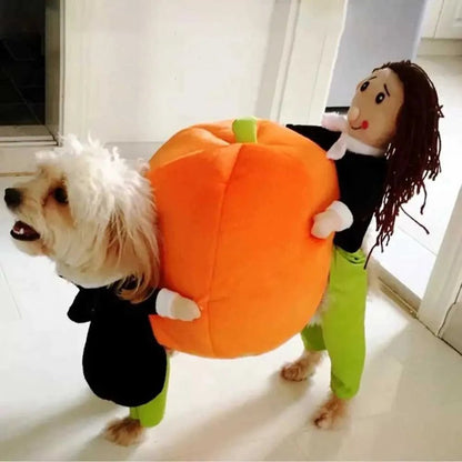 Halloween dog costume fun pet dog role - playing costume set Christmas dog costume comic costume pet cat puppy party costume Y240106 - Asmota