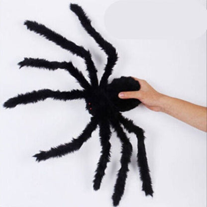 Halloween Ghost Festival Supplies Bar Decoration Props Plush Spider Haunted House Prop Indoor Outdoor Giant Decor - Asmota