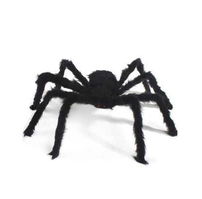 Halloween Ghost Festival Supplies Bar Decoration Props Plush Spider Haunted House Prop Indoor Outdoor Giant Decor - Asmota