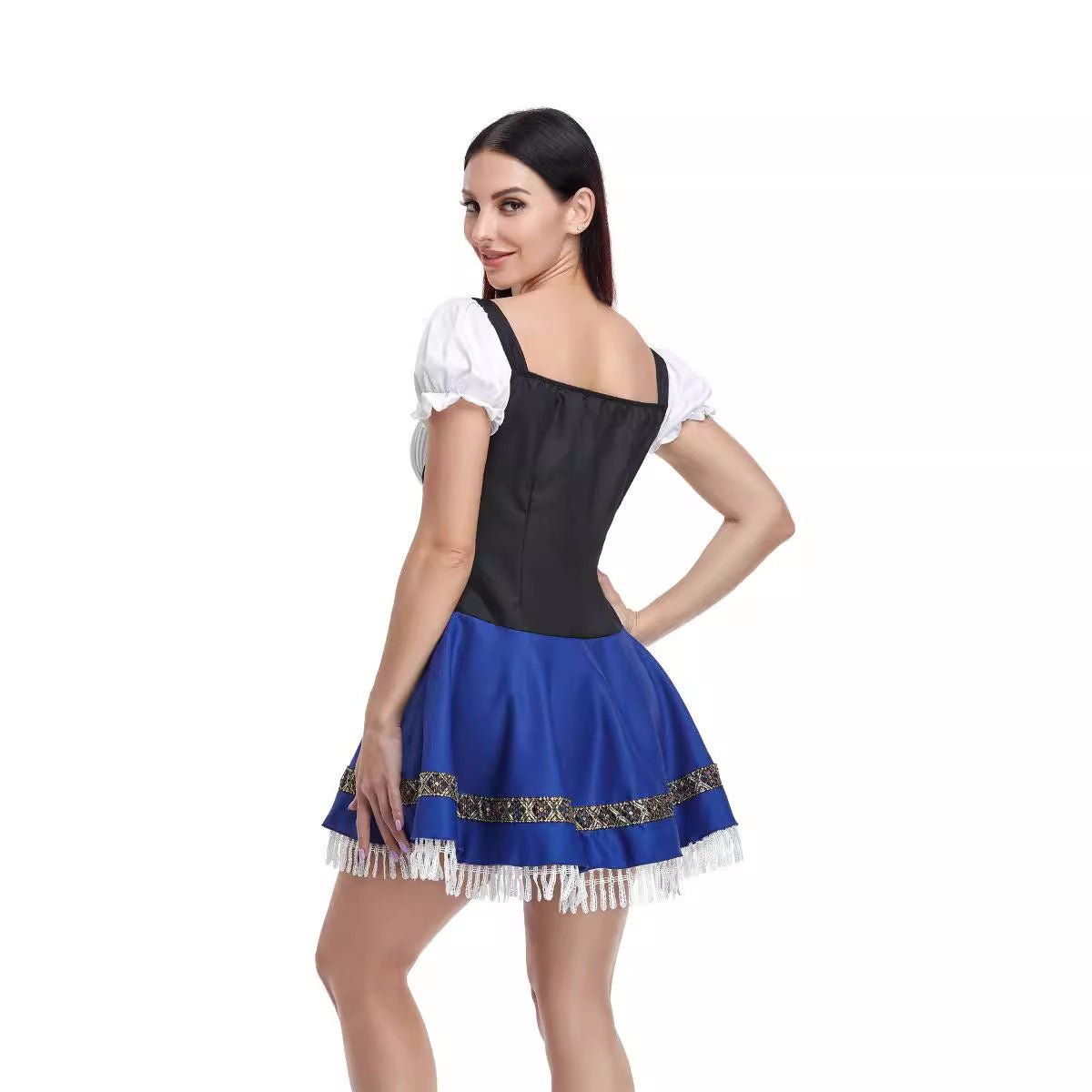 Halloween Maid Uniform Barmaid Dresses - Asmota