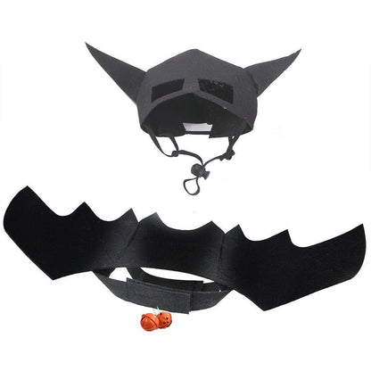 Halloween Pet Mask Bat Wings Corset - Asmota