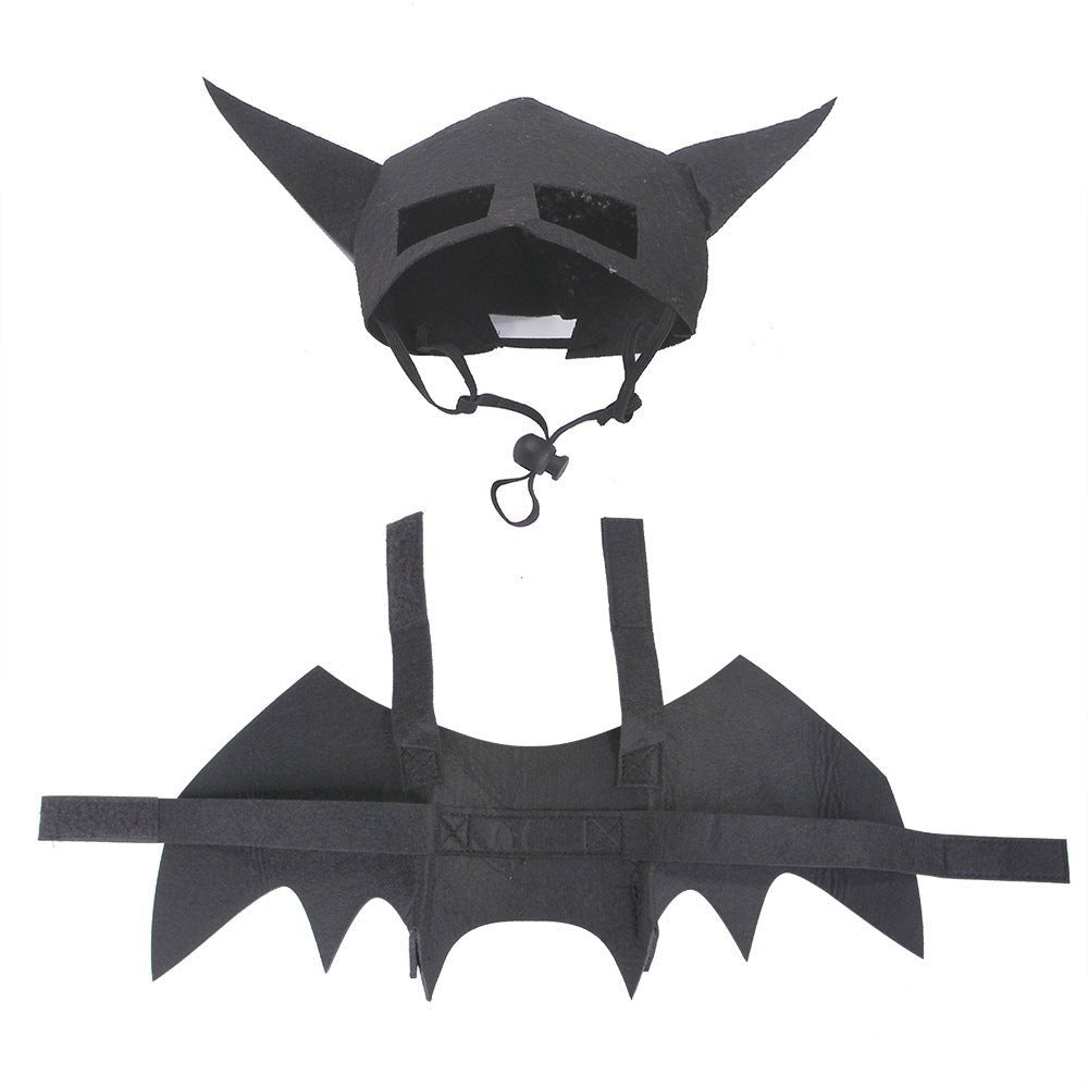 Halloween Pet Mask Bat Wings Corset - Asmota