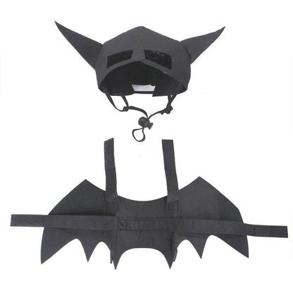 Halloween Pet Mask Bat Wings Corset - Asmota