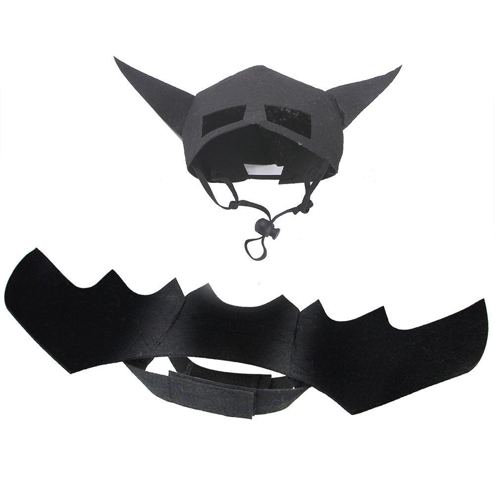 Halloween Pet Mask Bat Wings Corset - Asmota
