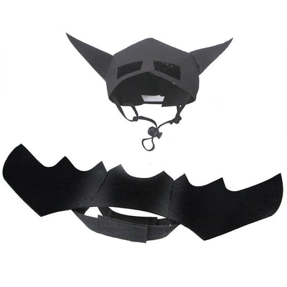 Halloween Pet Mask Bat Wings Corset - Asmota