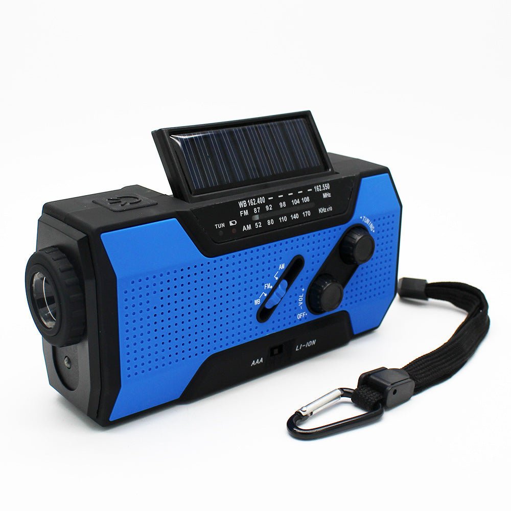Hand crank solar radio - Asmota