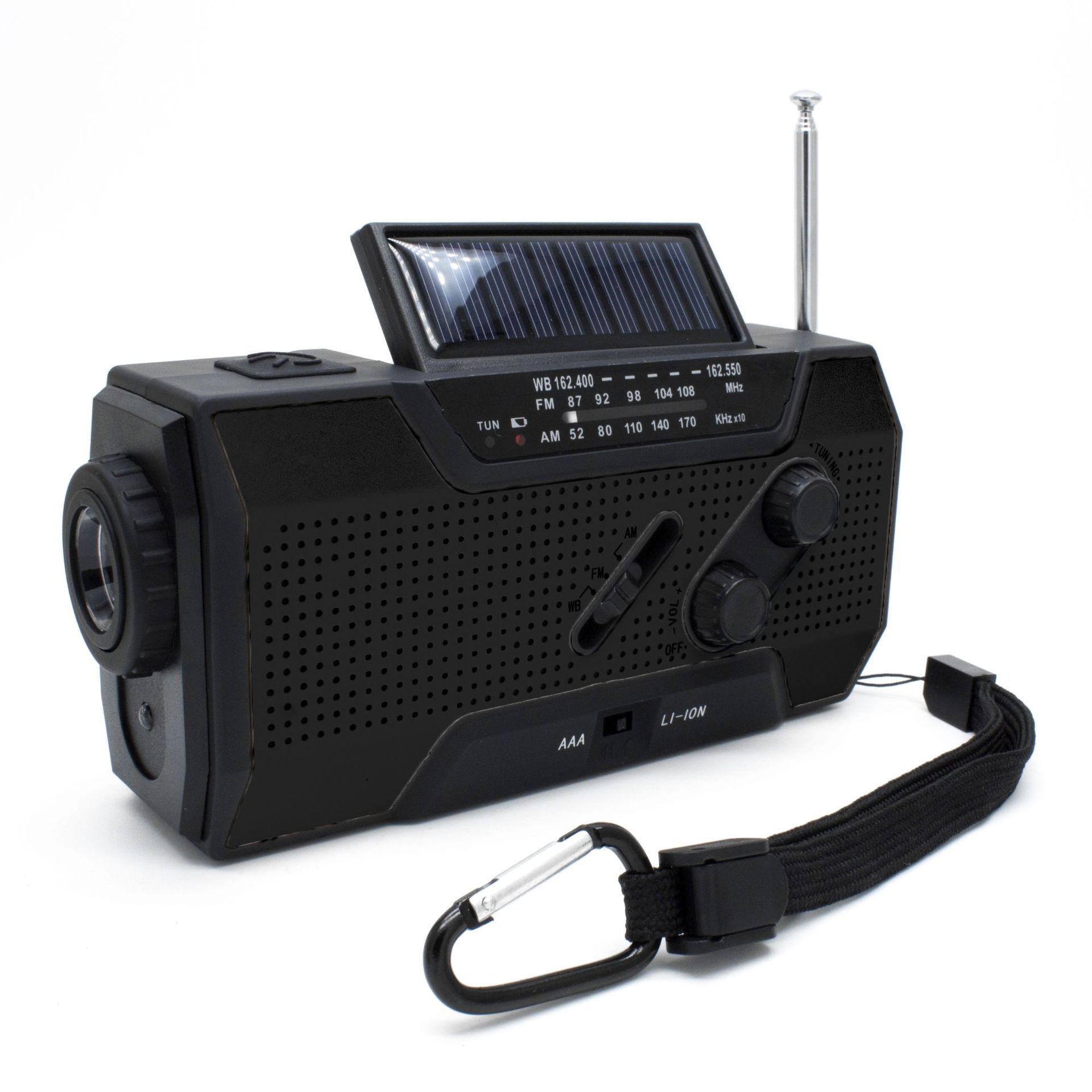 Hand crank solar radio - Asmota