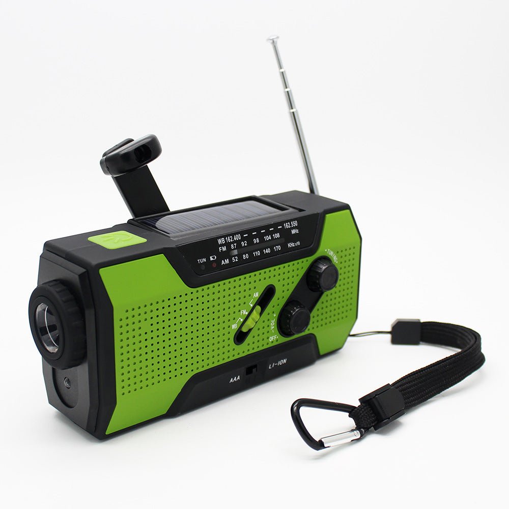 Hand crank solar radio - Asmota