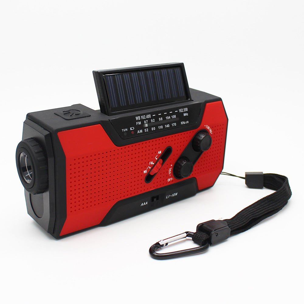 Hand crank solar radio - Asmota