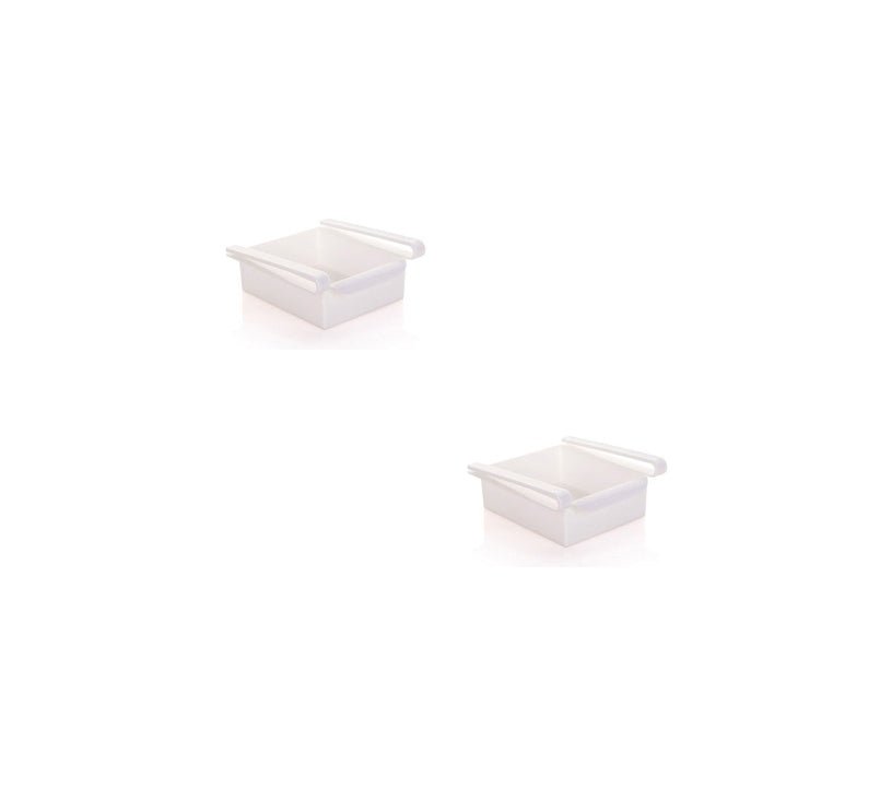 Hanging Plastic Refrigerator Clapboard Storage Rack Kitchen Supplies - Asmota