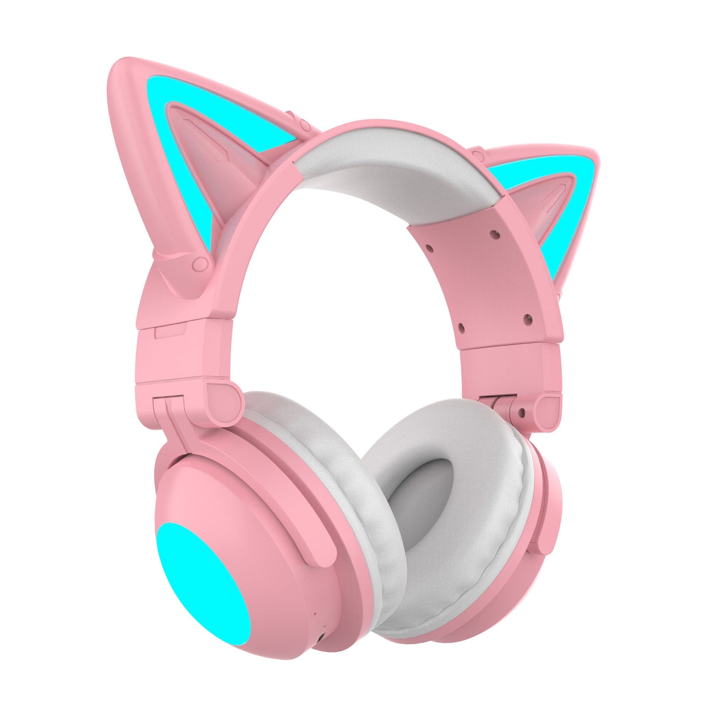 Head - mounted Bluetooth Headset Luminous Cat Ear Petal Angle - Asmota