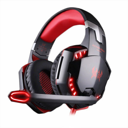 Head - Mounted Heavy Bass Gaming Headset With Microphone Noise Reduction - Asmota