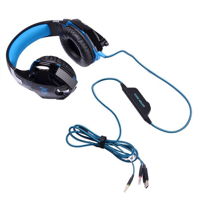 Head - Mounted Heavy Bass Gaming Headset With Microphone Noise Reduction - Asmota