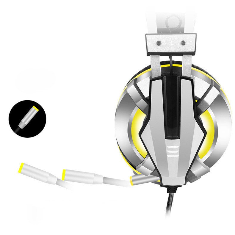 Head - mounted illuminated gaming headset - Asmota