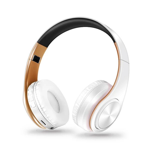 HIFI Stereo Earphones Bluetooth Headphone Music Headset FM and Support SD Card with Mic for Mobile Xiaomi Iphone Sumsamg Tablet - Asmota