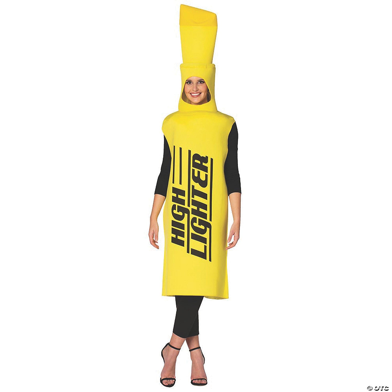 Highlighter ad costume - yellow - Asmota