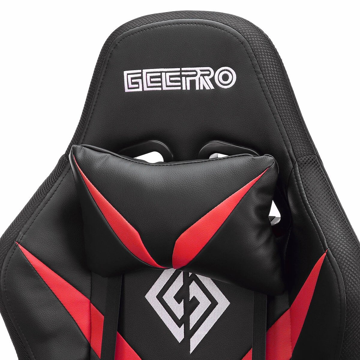 Hoffree Massage Gaming Chair Footrest Swivel Ergonomic Racing Computer Office Chair With LED bluetooth Speaker - Asmota