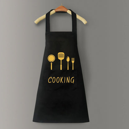 Home Kitchen Waterproof And Oil Proof Apron Cute Version Customization - Asmota