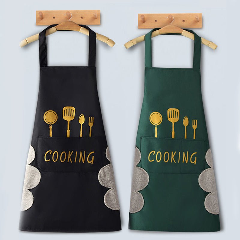 Home Kitchen Waterproof And Oil Proof Apron Cute Version Customization - Asmota