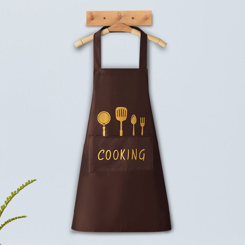 Home Kitchen Waterproof And Oil Proof Apron Cute Version Customization - Asmota
