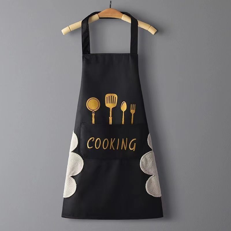 Home Kitchen Waterproof And Oil Proof Apron Cute Version Customization - Asmota
