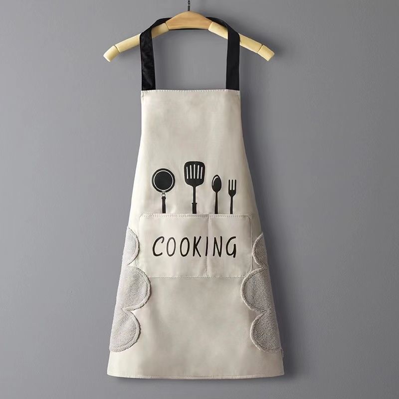 Home Kitchen Waterproof And Oil Proof Apron Cute Version Customization - Asmota