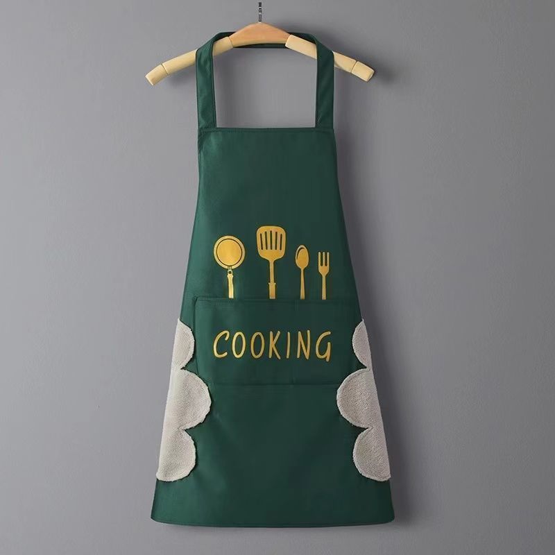 Home Kitchen Waterproof And Oil Proof Apron Cute Version Customization - Asmota