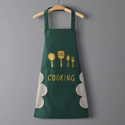 Home Kitchen Waterproof And Oil Proof Apron Cute Version Customization - Asmota