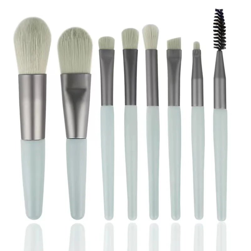 Hot selling portable 8 - piece professional makeup brush set beauty tools makeup foundation blush concealer beauty tools brush eye - Asmota