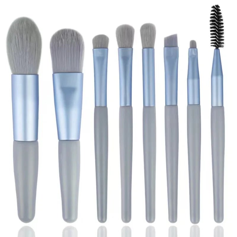 Hot selling portable 8 - piece professional makeup brush set beauty tools makeup foundation blush concealer beauty tools brush eye - Asmota