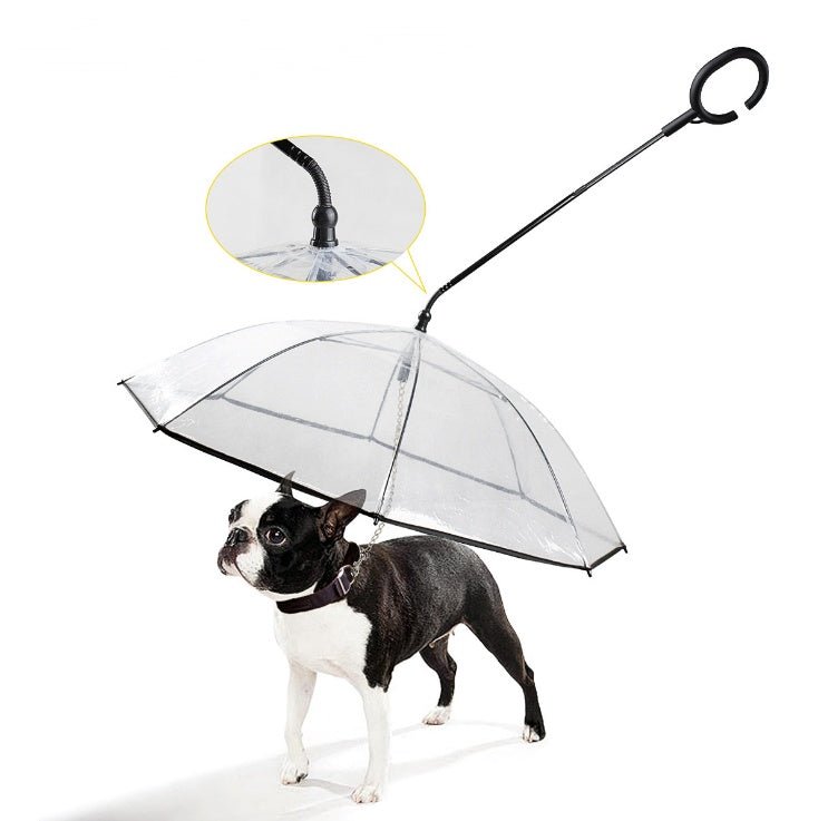 Hot Selling Transparent Pet Supplies Adjustable Pet C Type Umbrella - Asmota