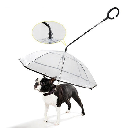 Hot Selling Transparent Pet Supplies Adjustable Pet C Type Umbrella - Asmota