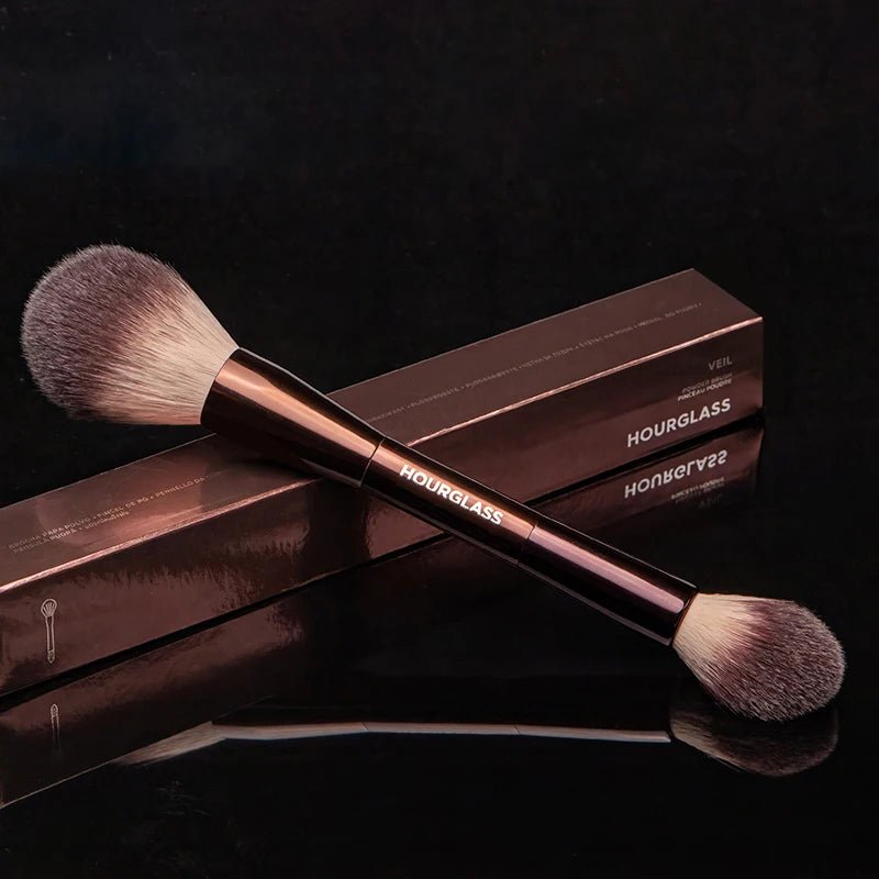 Hourglass Makeup Brush Set & Kit Include Powder Foundation Concealer Lip Blusher Bronzer Eyeshadow Eyeliner Highlight Brush - Asmota