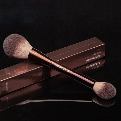 Hourglass Makeup Brush Set & Kit Include Powder Foundation Concealer Lip Blusher Bronzer Eyeshadow Eyeliner Highlight Brush - Asmota