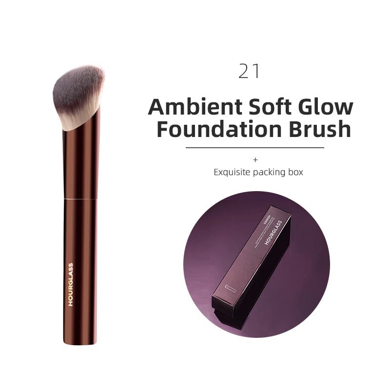 Hourglass Makeup Brushes Powder Foundation Concealer Blusher Bronzer Eye Shadow Eyebrow Eyeliner Sculpting Brush - Asmota