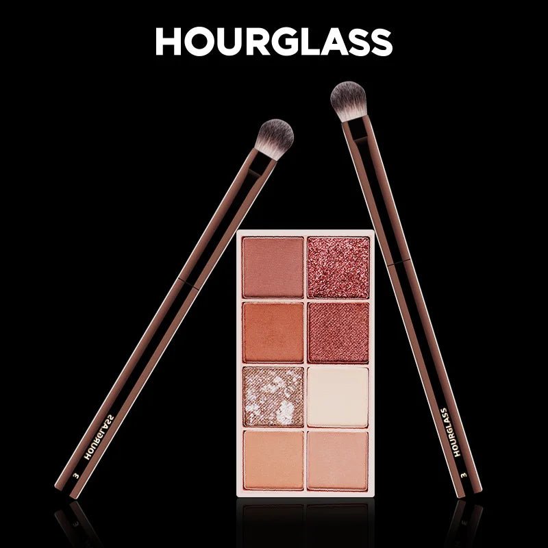 Hourglass Makeup Brushes Powder Foundation Concealer Blusher Bronzer Eye Shadow Eyebrow Eyeliner Sculpting Brush - Asmota