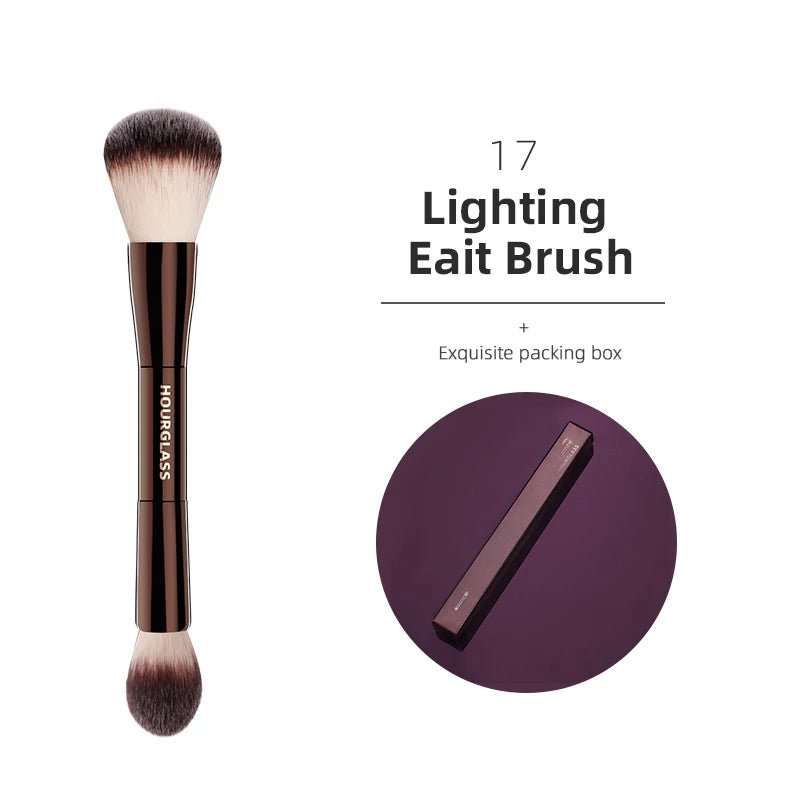 Hourglass Makeup Brushes Powder Foundation Concealer Blusher Bronzer Eye Shadow Eyebrow Eyeliner Sculpting Brush - Asmota