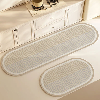 Household Kitchen Diatom Ooze Floor Mat - Asmota