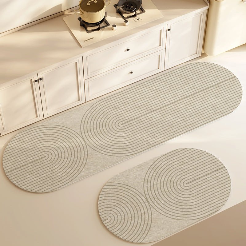 Household Kitchen Diatom Ooze Floor Mat - Asmota
