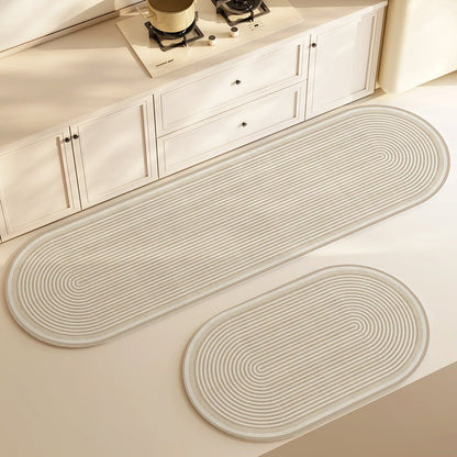 Household Kitchen Diatom Ooze Floor Mat - Asmota