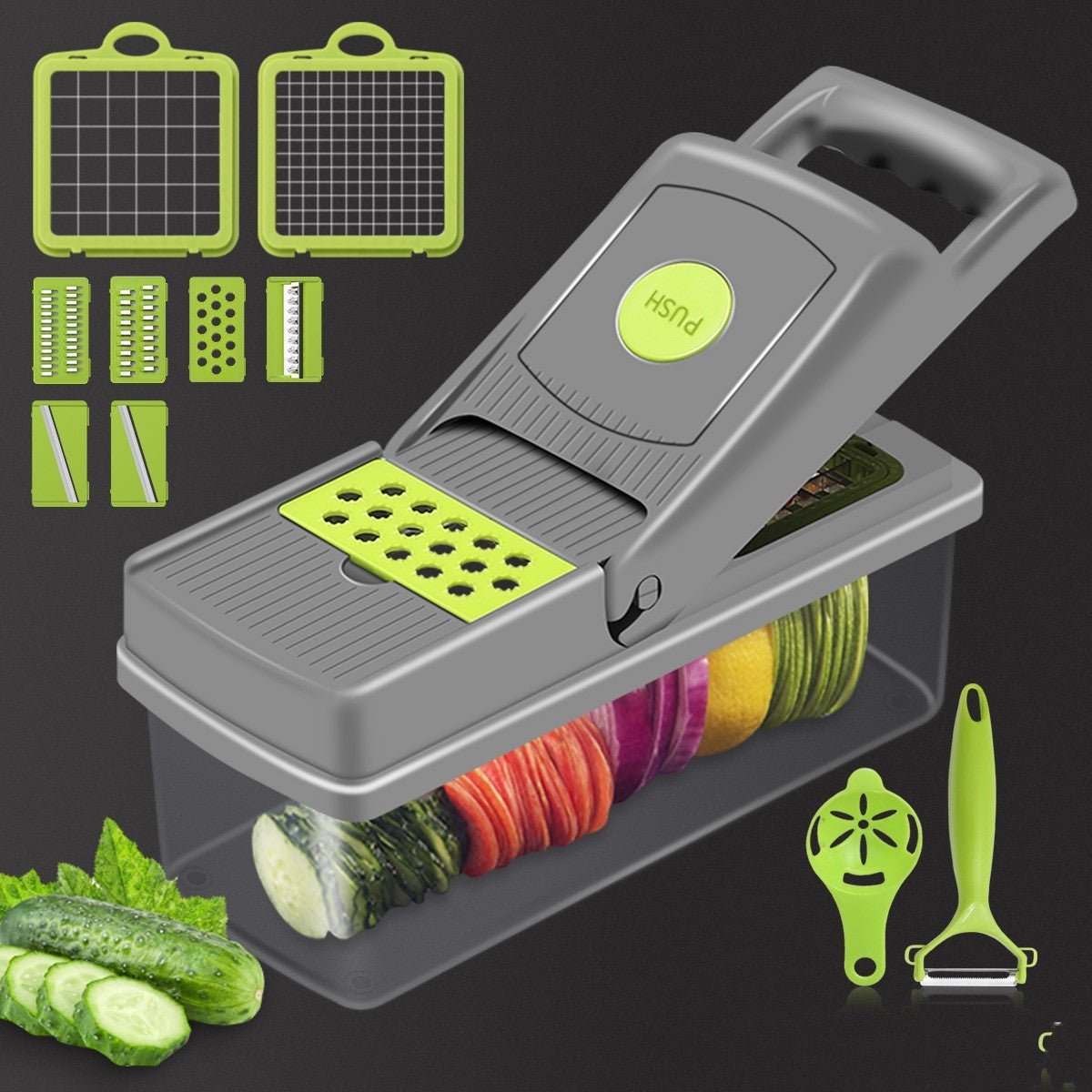 Household Kitchen Gadgets Vegetable Cutter Silk Cutter - Asmota