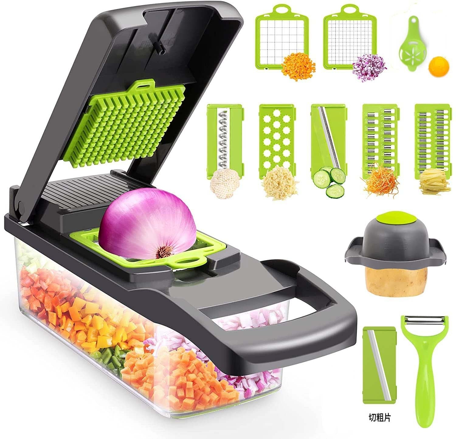 Household Kitchen Gadgets Vegetable Cutter Silk Cutter - Asmota