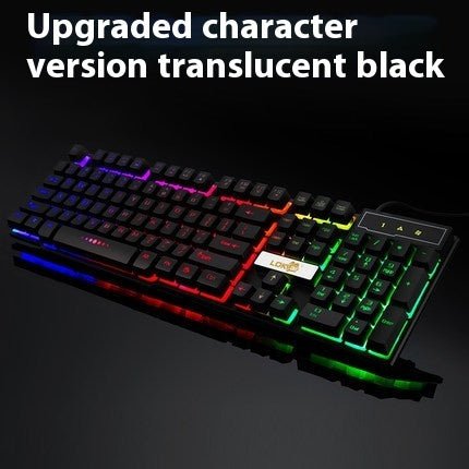 Industry gaming keyboard glowing usb cable gaming keyboard - Asmota