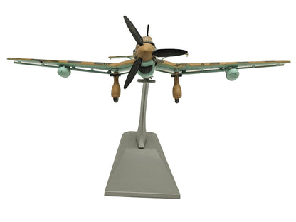 Junkers Ju 87R Trop Stuka Bomber Aircraft "Immelmann 6./StG 2 Libya" (1941) German Luftwaffe 1/72 Diecast Model Airplane - Asmota