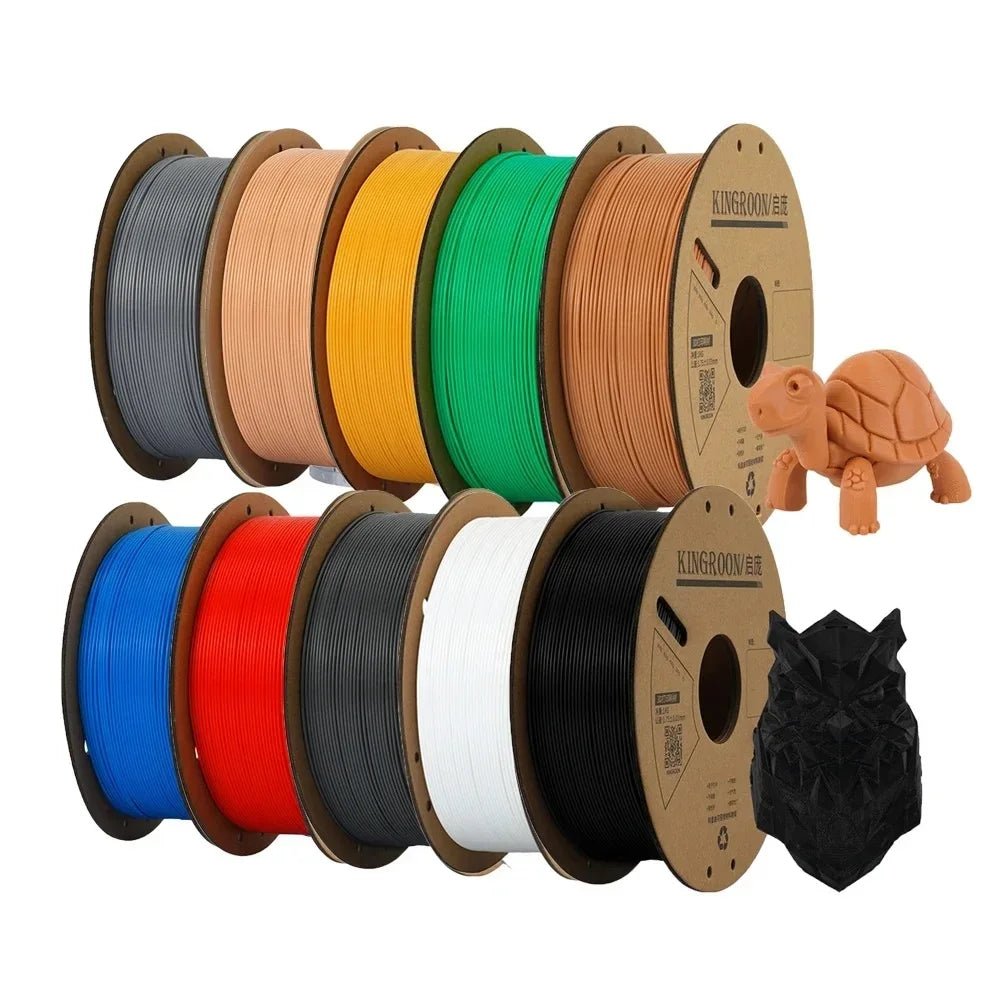 KEEPANG PLA Filament 1.75mm 3D Printer Filament 5/10Rolls 3D Printing Plastic Material 100% No Bubble for FDM 3D Printer MIX - Asmota